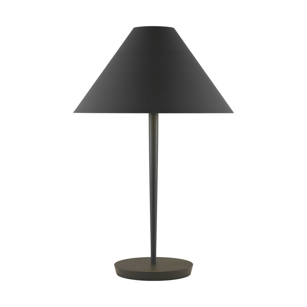Visual Comfort Studio Canada - One Light Table Lamp - Contra - Matte Charcoal Black- Union Lighting Luminaires Decor