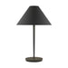Visual Comfort Studio Canada - One Light Table Lamp - Contra - Matte Charcoal Black- Union Lighting Luminaires Decor