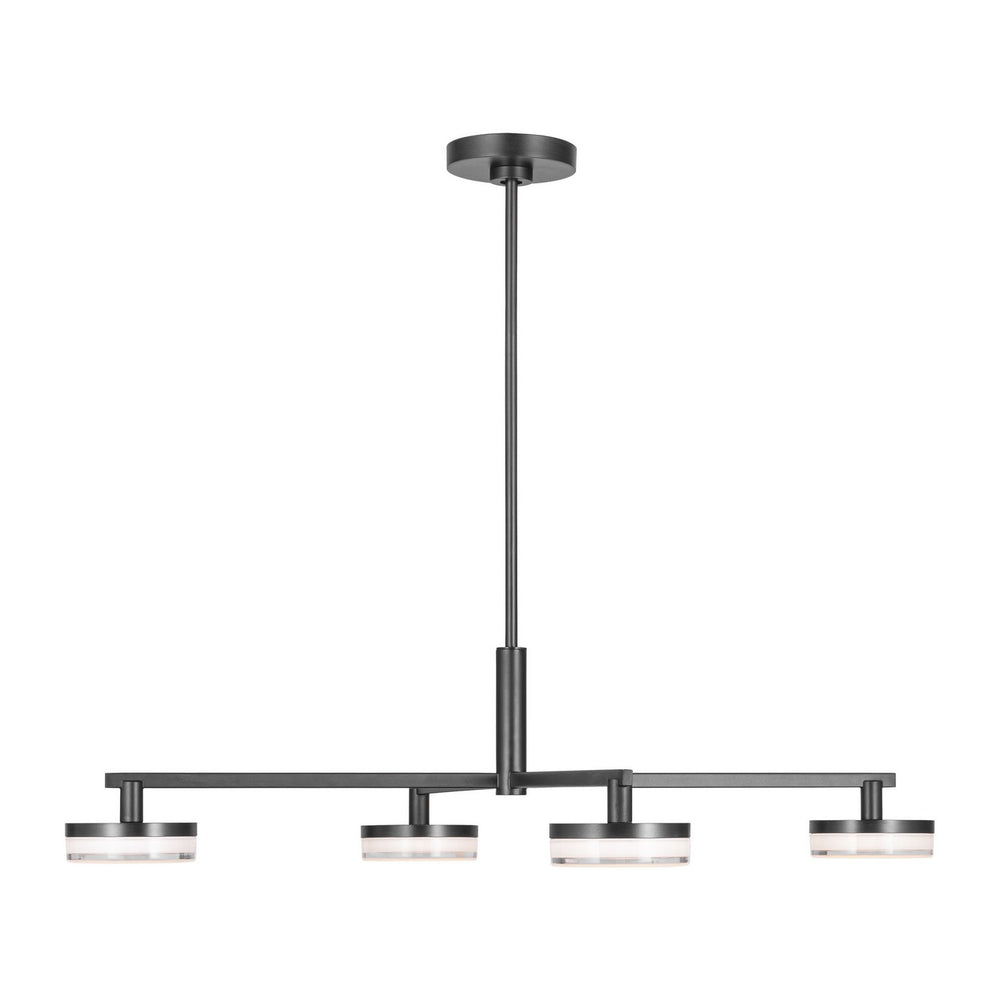 Visual Comfort Studio Canada - LED Chandelier - Khan - Aged Iron- Union Lighting Luminaires Decor