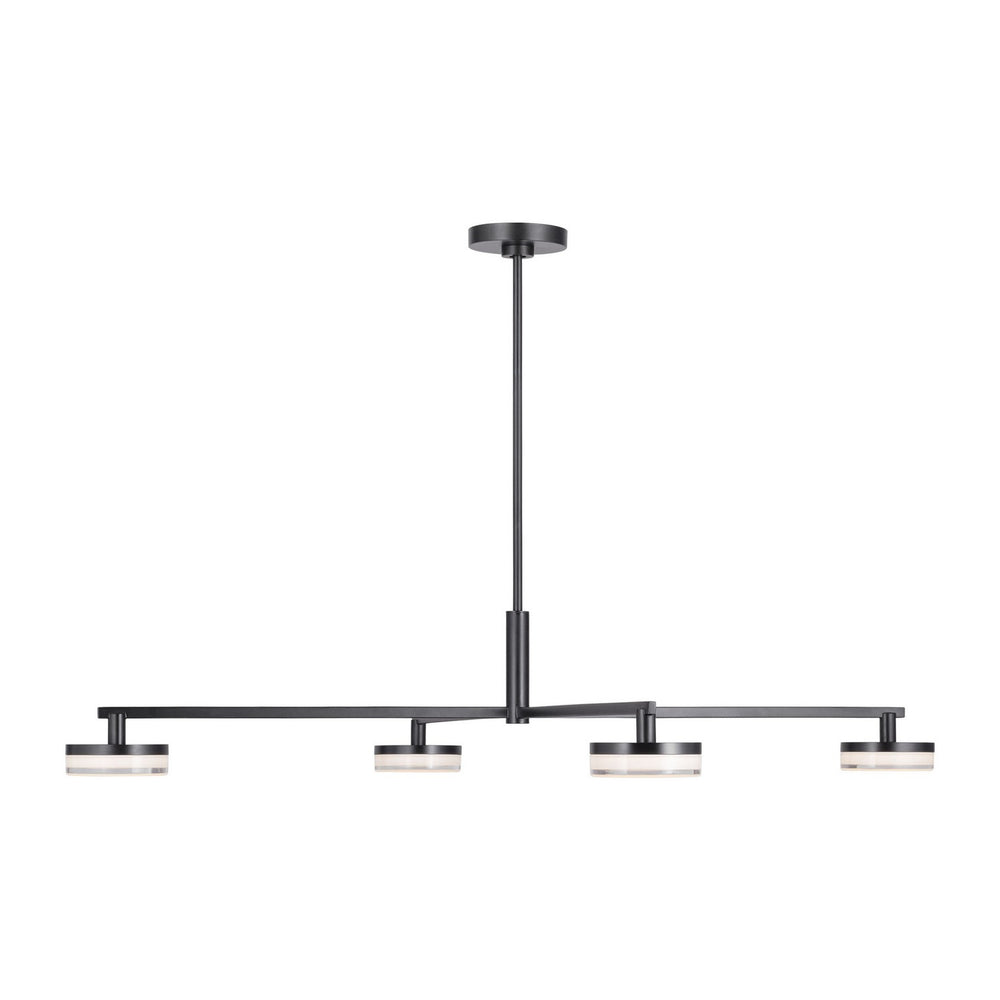 Visual Comfort Studio Canada - LED Chandelier - Khan - Aged Iron- Union Lighting Luminaires Decor