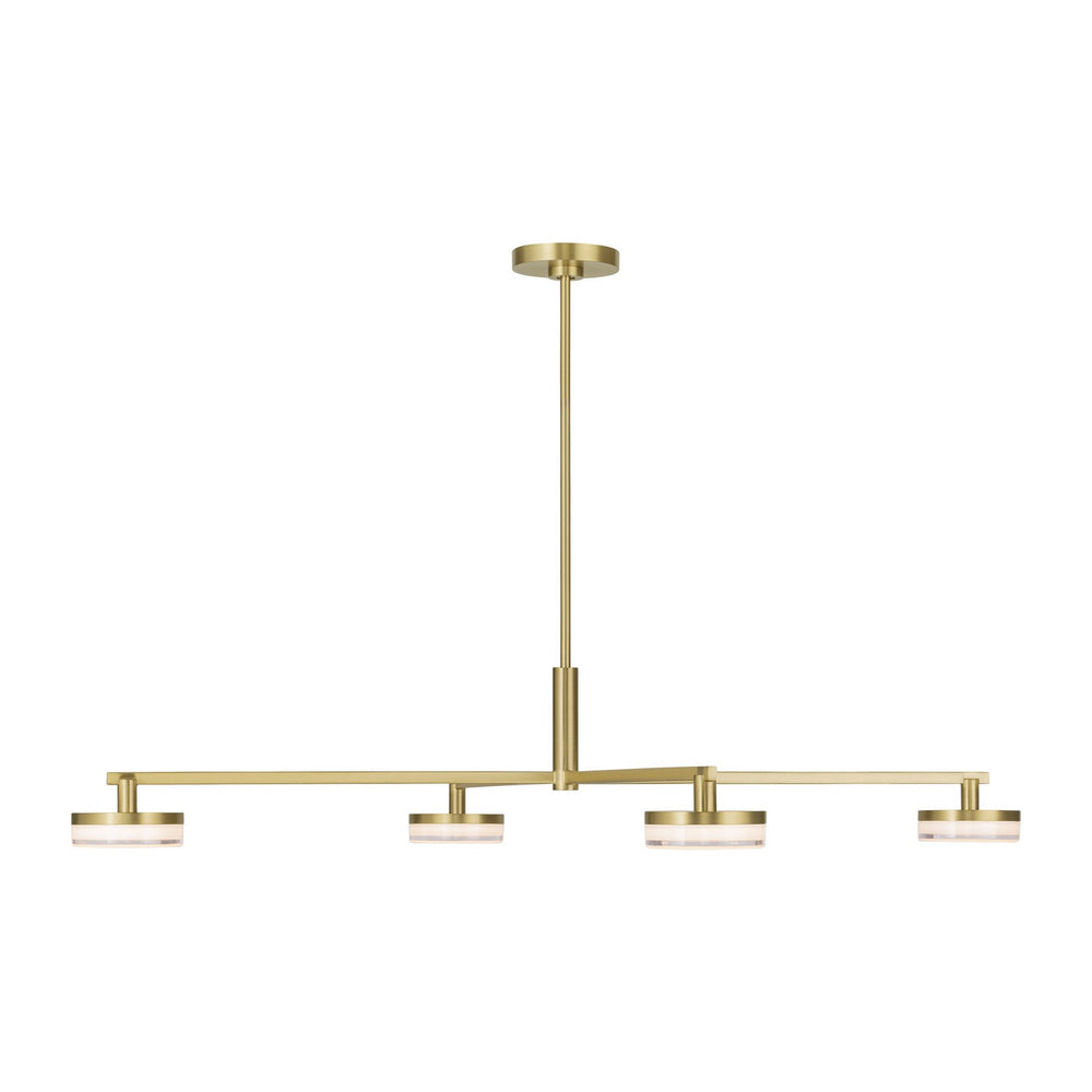 Visual Comfort Studio Canada - LED Chandelier - Khan - Burnished Brass- Union Lighting Luminaires Decor