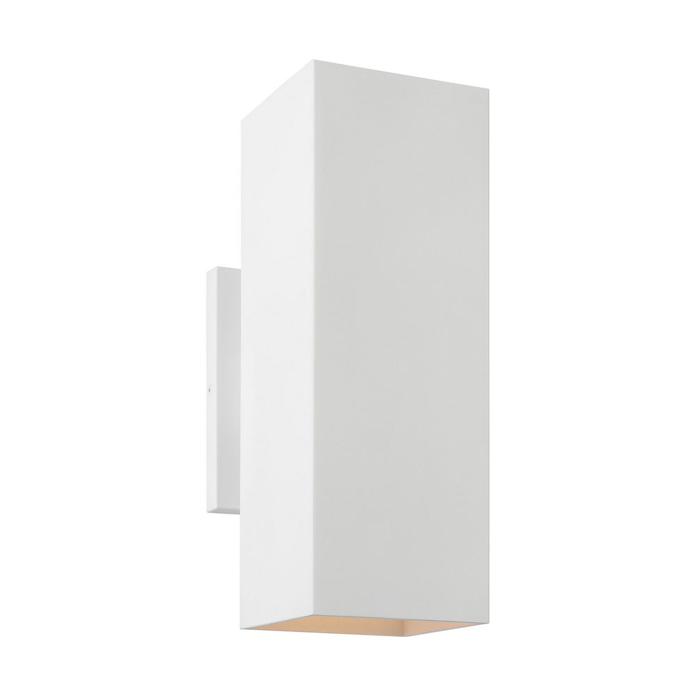 Visual Comfort Studio Canada - Two Light Wall Lantern - Pohl - Outdoor Textured White- Union Lighting Luminaires Decor