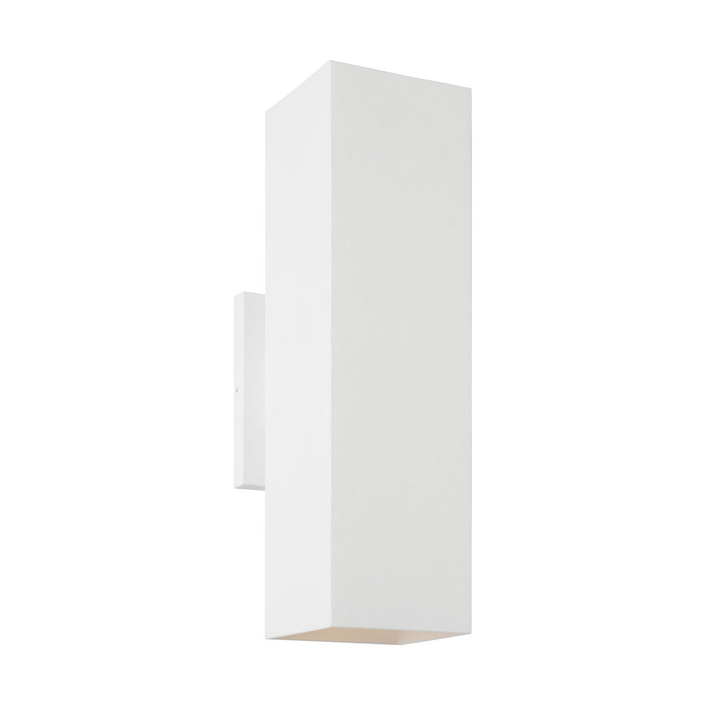 Visual Comfort Studio Canada - Two Light Wall Lantern - Pohl - Outdoor Textured White- Union Lighting Luminaires Decor