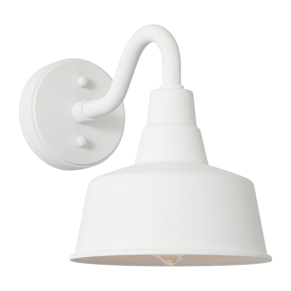 Visual Comfort Studio Canada - One Light Wall Lantern - Barn Light - Outdoor Textured White- Union Lighting Luminaires Decor