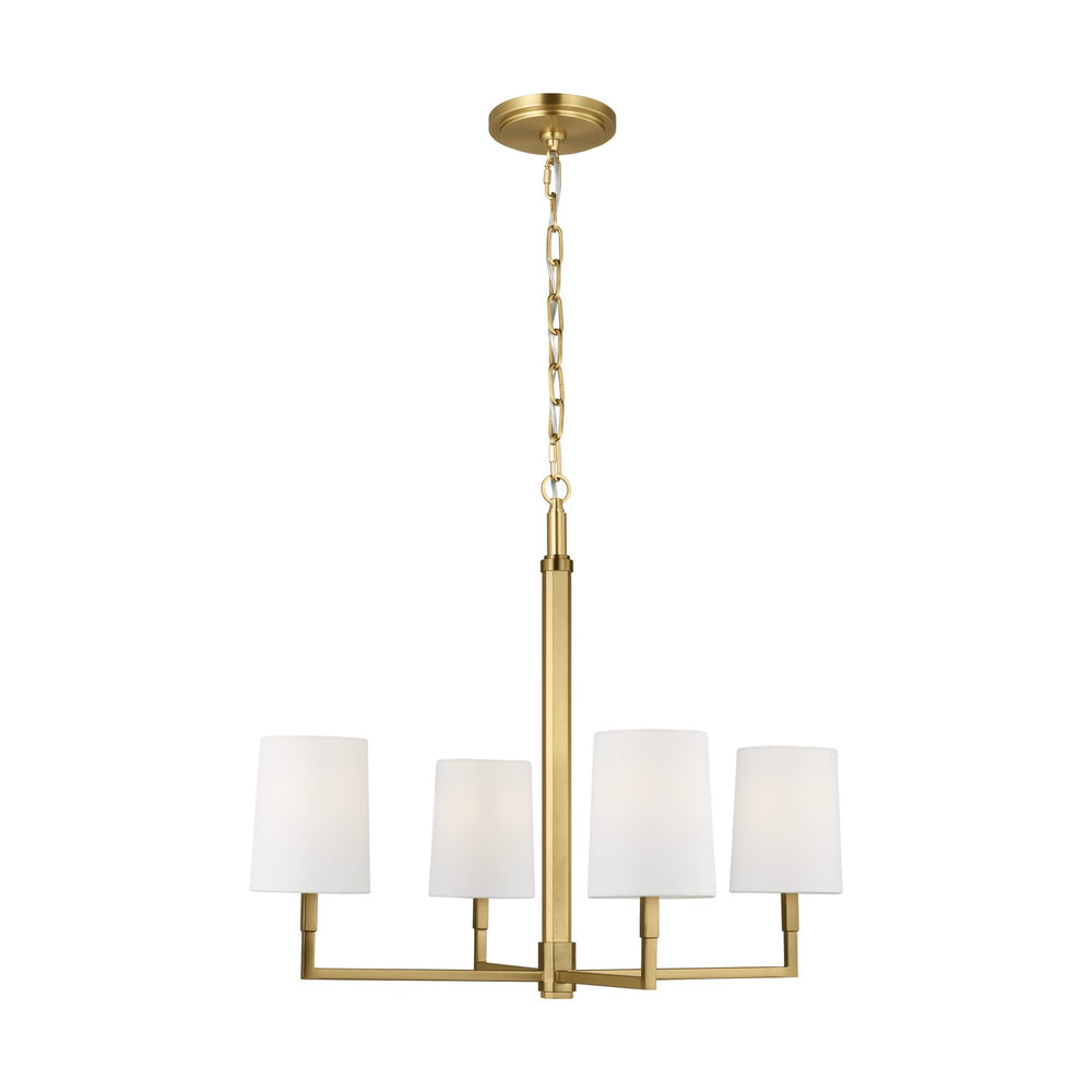 Visual Comfort Studio Canada - Four Light Chandelier - Danica - Burnished Brass- Union Lighting Luminaires Decor