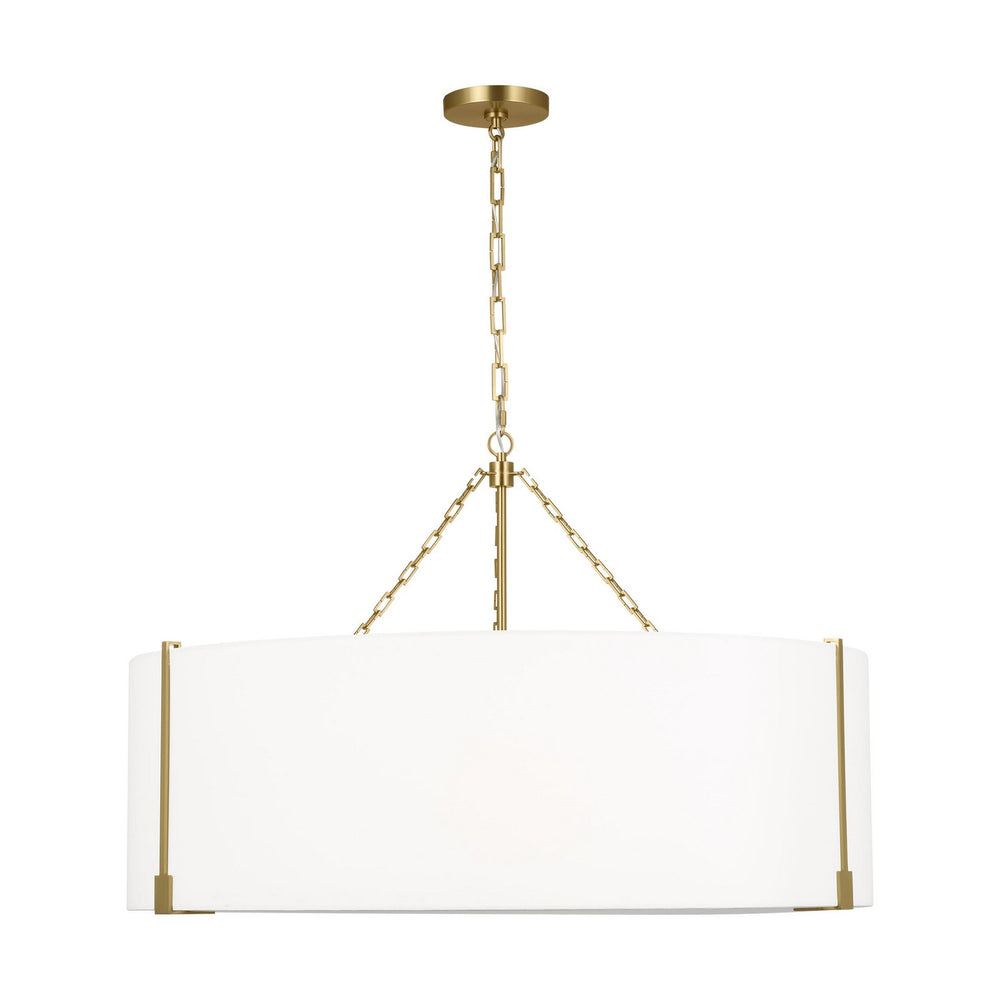 Visual Comfort Studio Canada - Four Light Pendant - Bergen - Burnished Brass- Union Lighting Luminaires Decor
