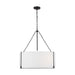 Visual Comfort Studio Canada - Three Light Pendant - Bergen - Aged Iron- Union Lighting Luminaires Decor