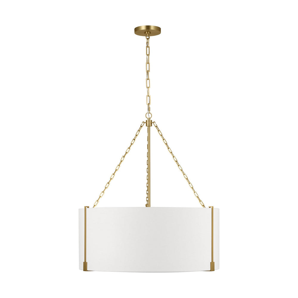 Visual Comfort Studio Canada - Three Light Pendant - Bergen - Burnished Brass- Union Lighting Luminaires Decor