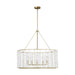 Visual Comfort Studio Canada - Five Light Chandelier - Winslow - Powder-Coated Brass- Union Lighting Luminaires Decor