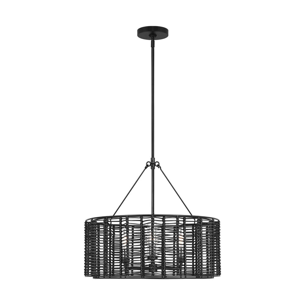 Visual Comfort Studio Canada - Three Light Chandelier - Winslow - Midnight Black- Union Lighting Luminaires Decor