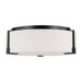 Visual Comfort Studio Canada - Two Light Flush Mount - Bergen - Aged Iron- Union Lighting Luminaires Decor