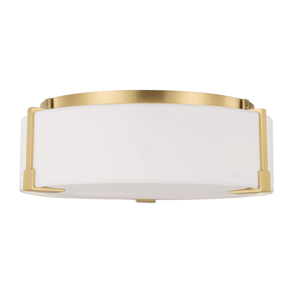 Visual Comfort Studio Canada - Two Light Flush Mount - Bergen - Burnished Brass- Union Lighting Luminaires Decor