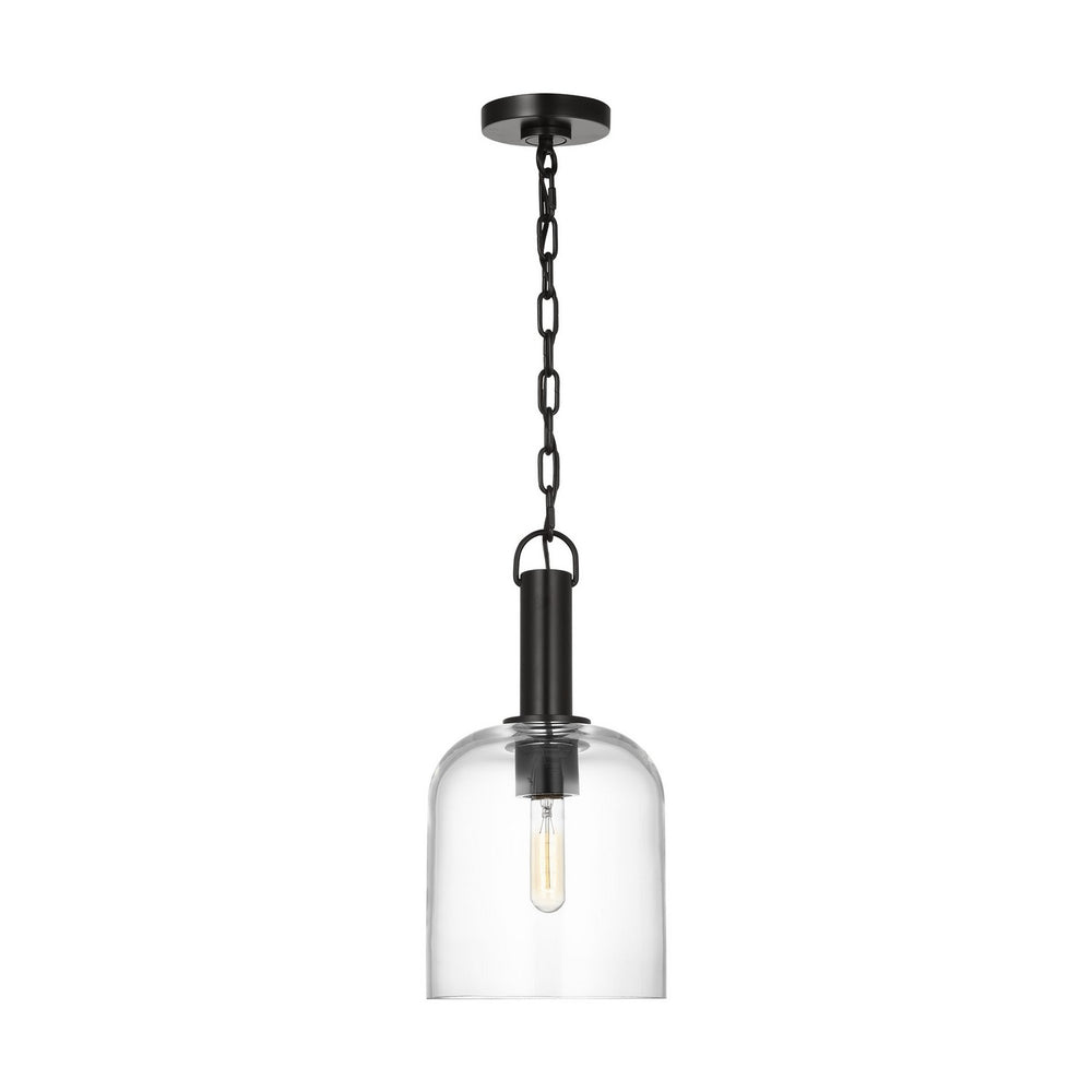 Visual Comfort Studio Canada - One Light Pendant - Hartley - Aged Iron- Union Lighting Luminaires Decor