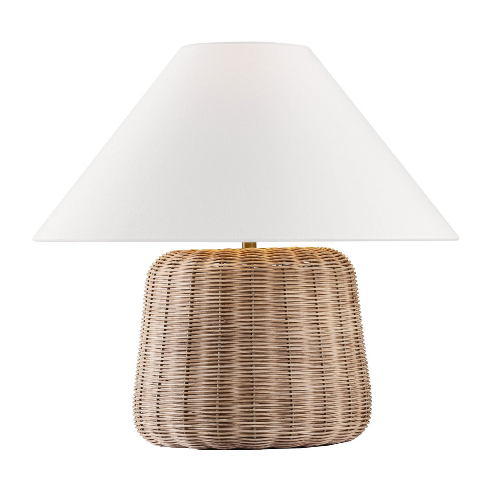 Visual Comfort Studio Canada - One Light Table Lamp - Dumar - Blonde Rattan- Union Lighting Luminaires Decor