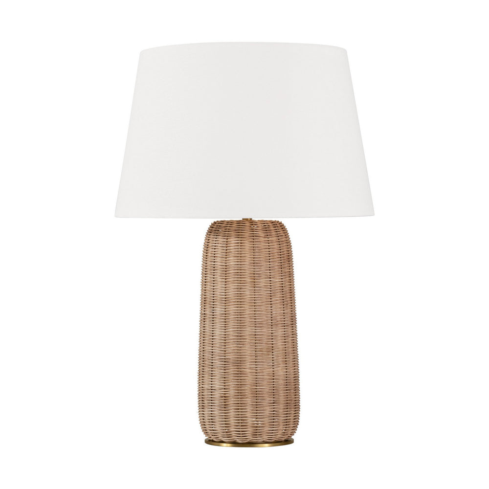 Visual Comfort Studio Canada - One Light Table Lamp - Dumar - Blonde Rattan- Union Lighting Luminaires Decor