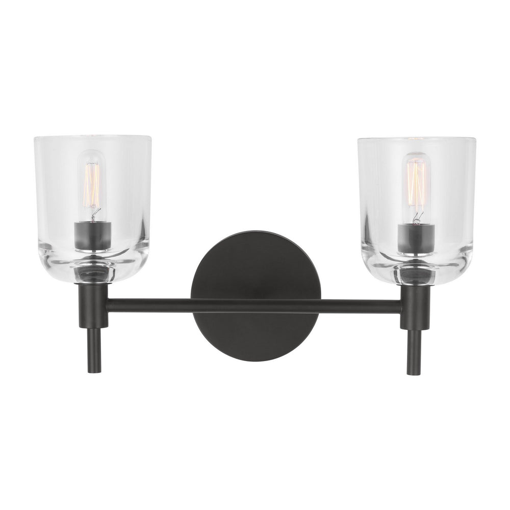 Visual Comfort Studio Canada - Two Light Vanity - Hartley - Aged Iron- Union Lighting Luminaires Decor