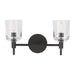 Visual Comfort Studio Canada - Two Light Vanity - Hartley - Aged Iron- Union Lighting Luminaires Decor