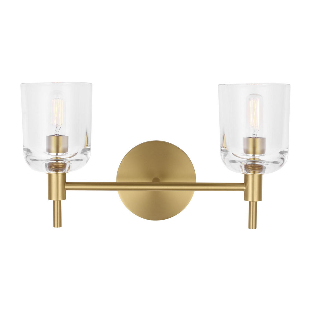 Visual Comfort Studio Canada - Two Light Vanity - Hartley - Burnished Brass- Union Lighting Luminaires Decor