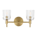 Visual Comfort Studio Canada - Two Light Vanity - Hartley - Burnished Brass- Union Lighting Luminaires Decor