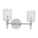 Visual Comfort Studio Canada - Two Light Vanity - Hartley - Polished Nickel- Union Lighting Luminaires Decor