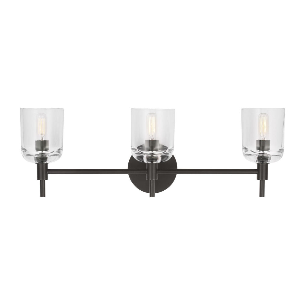 Visual Comfort Studio Canada - Three Light Vanity - Hartley - Aged Iron- Union Lighting Luminaires Decor