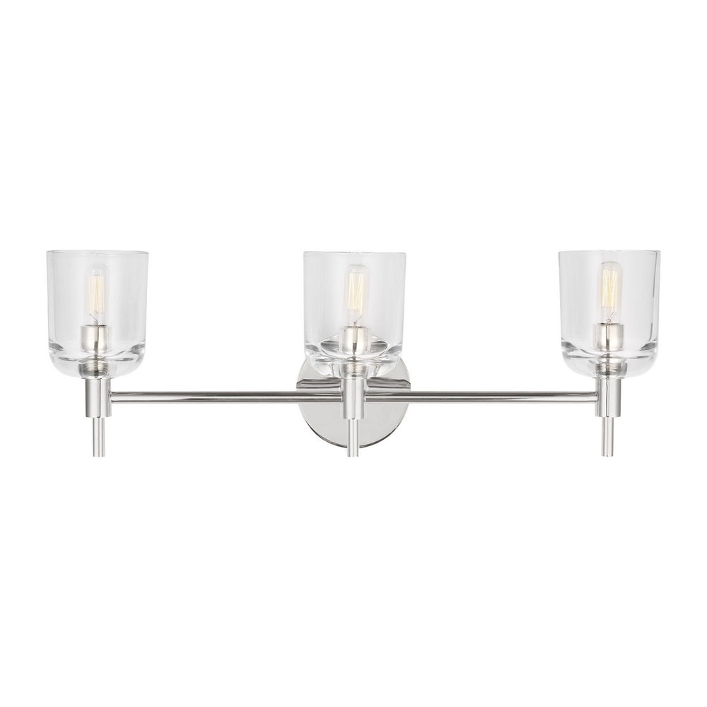 Visual Comfort Studio Canada - Three Light Vanity - Hartley - Polished Nickel- Union Lighting Luminaires Decor