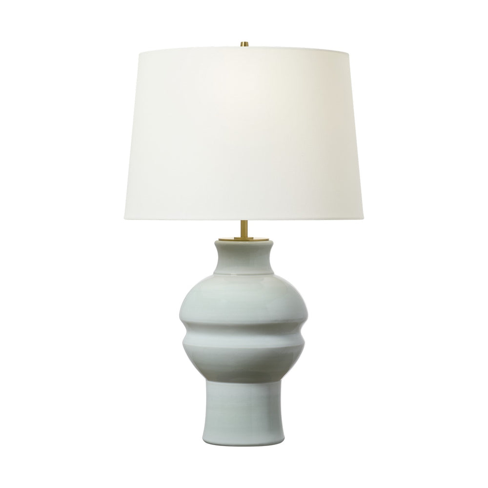 Visual Comfort Studio Canada - One Light Table Lamp - Nova - Silk Green- Union Lighting Luminaires Decor