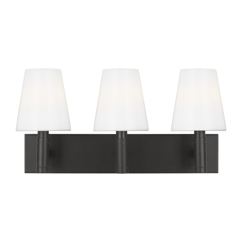 Visual Comfort Studio Canada - Three Light Vanity - Beckham Classic - Aged Iron- Union Lighting Luminaires Decor