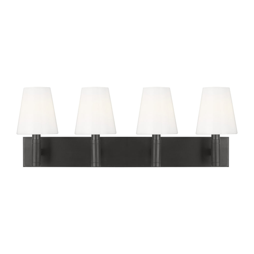 Visual Comfort Studio Canada - Four Light Vanity - Beckham Classic - Aged Iron- Union Lighting Luminaires Decor