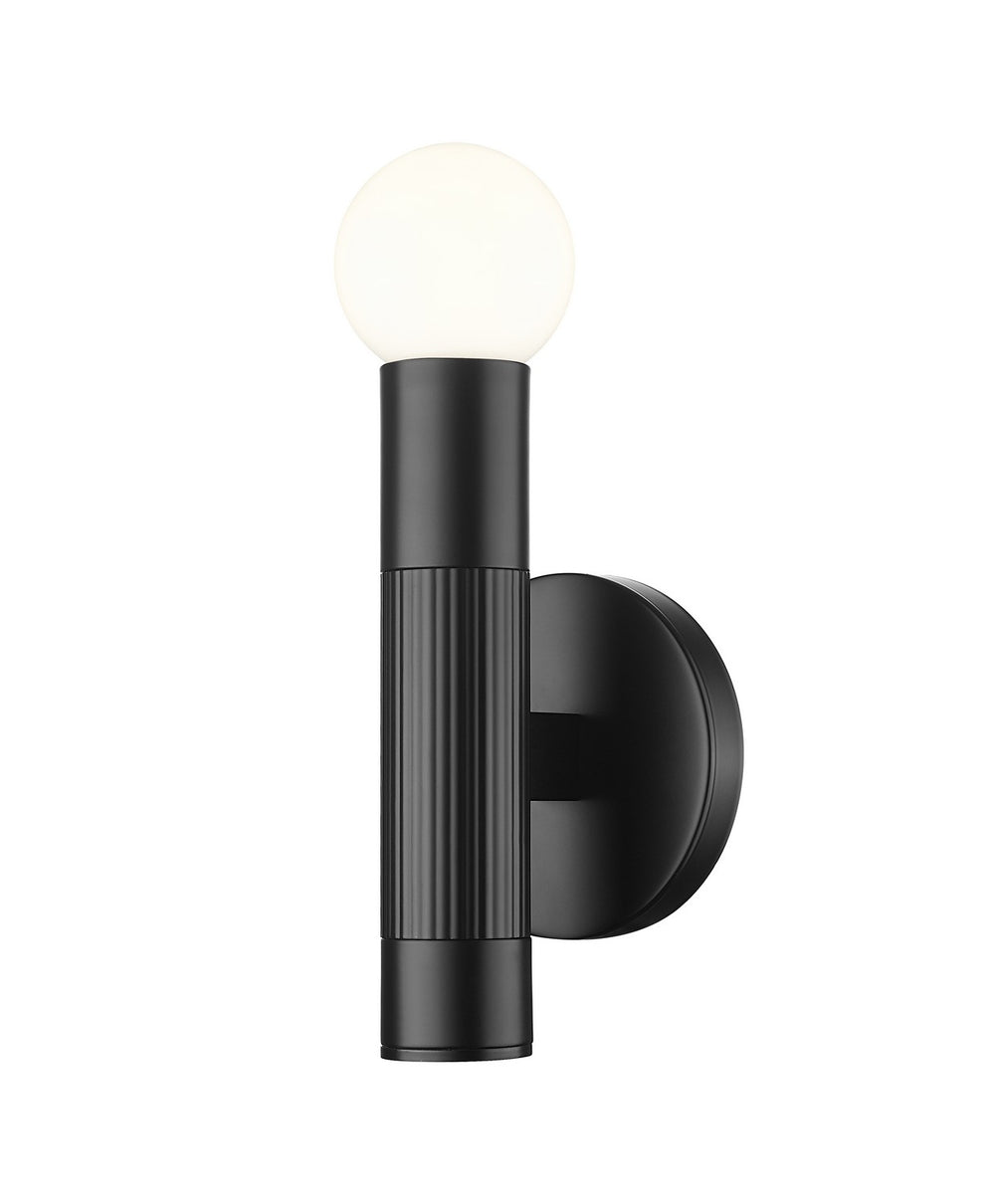 Z-Lite Canada - One Light Wall Sconce - Stari - Matte Black- Union Lighting Luminaires Decor