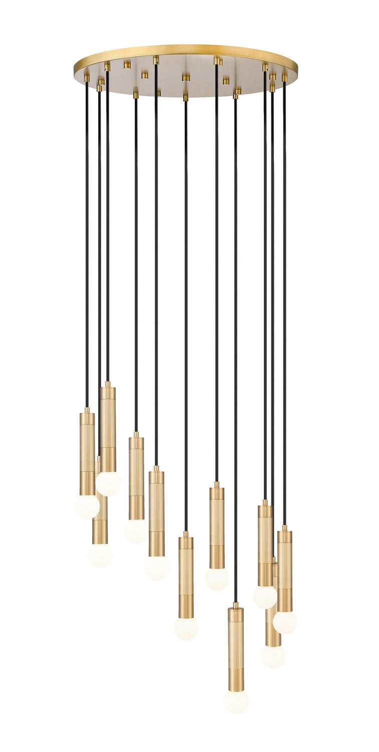 Z-Lite Canada - 11 Light Chandelier - Stari - Modern Gold- Union Lighting Luminaires Decor