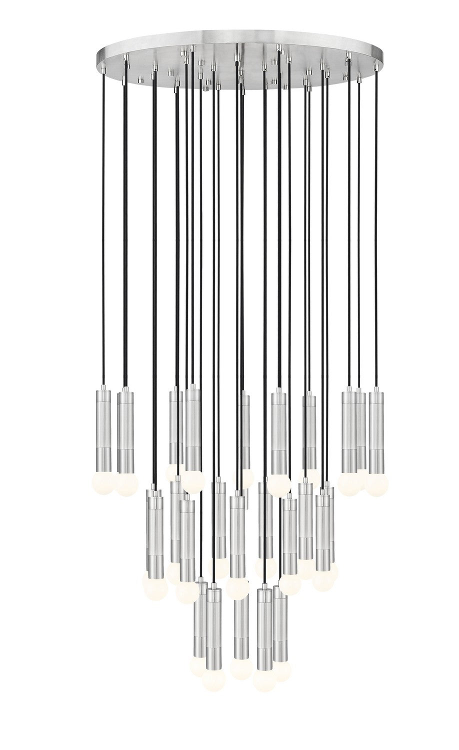 Z-Lite Canada - 27 Light Chandelier - Stari - Brushed Nickel- Union Lighting Luminaires Decor