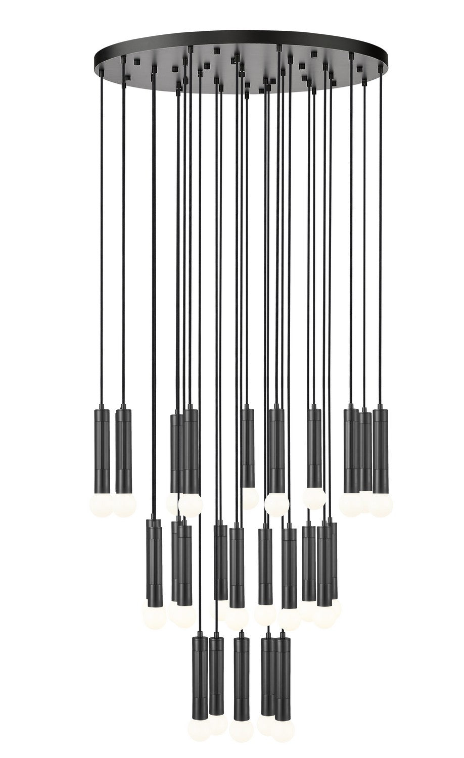 Z-Lite Canada - 27 Light Chandelier - Stari - Matte Black- Union Lighting Luminaires Decor
