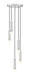 Z-Lite Canada - Five Light Chandelier - Stari - Brushed Nickel- Union Lighting Luminaires Decor