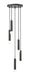Z-Lite Canada - Five Light Chandelier - Stari - Matte Black- Union Lighting Luminaires Decor