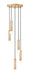 Z-Lite Canada - Five Light Chandelier - Stari - Modern Gold- Union Lighting Luminaires Decor
