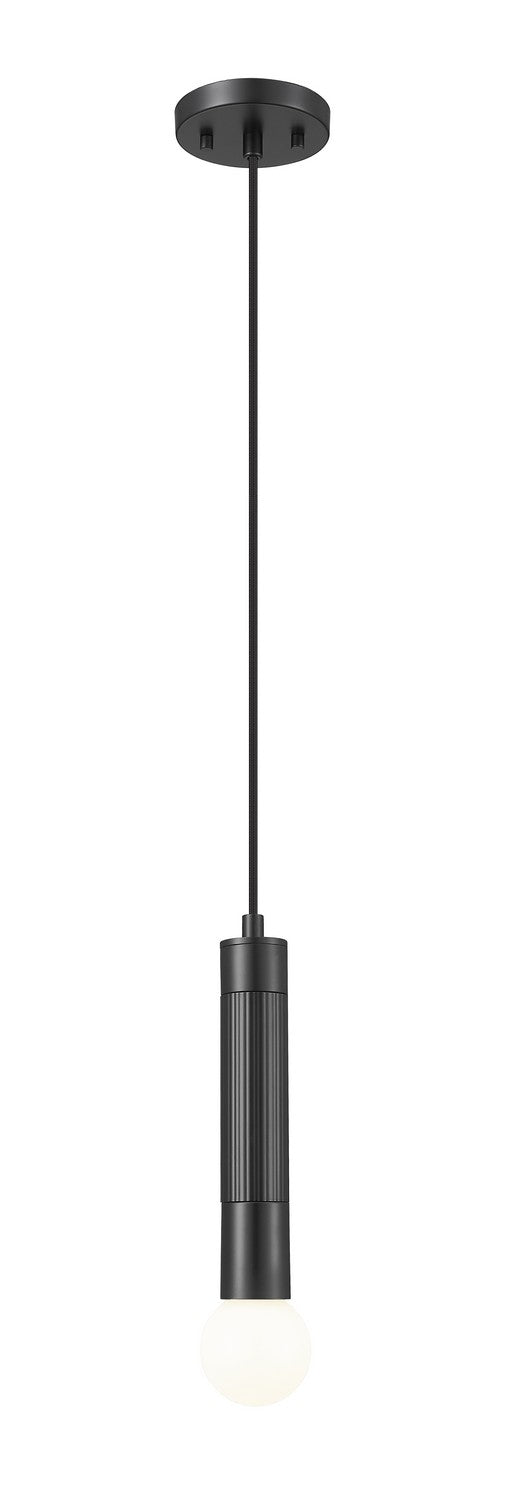 Z-Lite Canada - One Light Pendant - Stari - Matte Black- Union Lighting Luminaires Decor