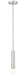 Z-Lite Canada - One Light Pendant - Stari - Brushed Nickel- Union Lighting Luminaires Decor