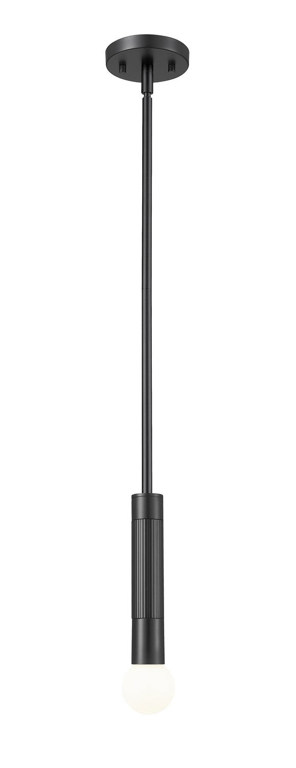 Z-Lite Canada - One Light Pendant - Stari - Matte Black- Union Lighting Luminaires Decor