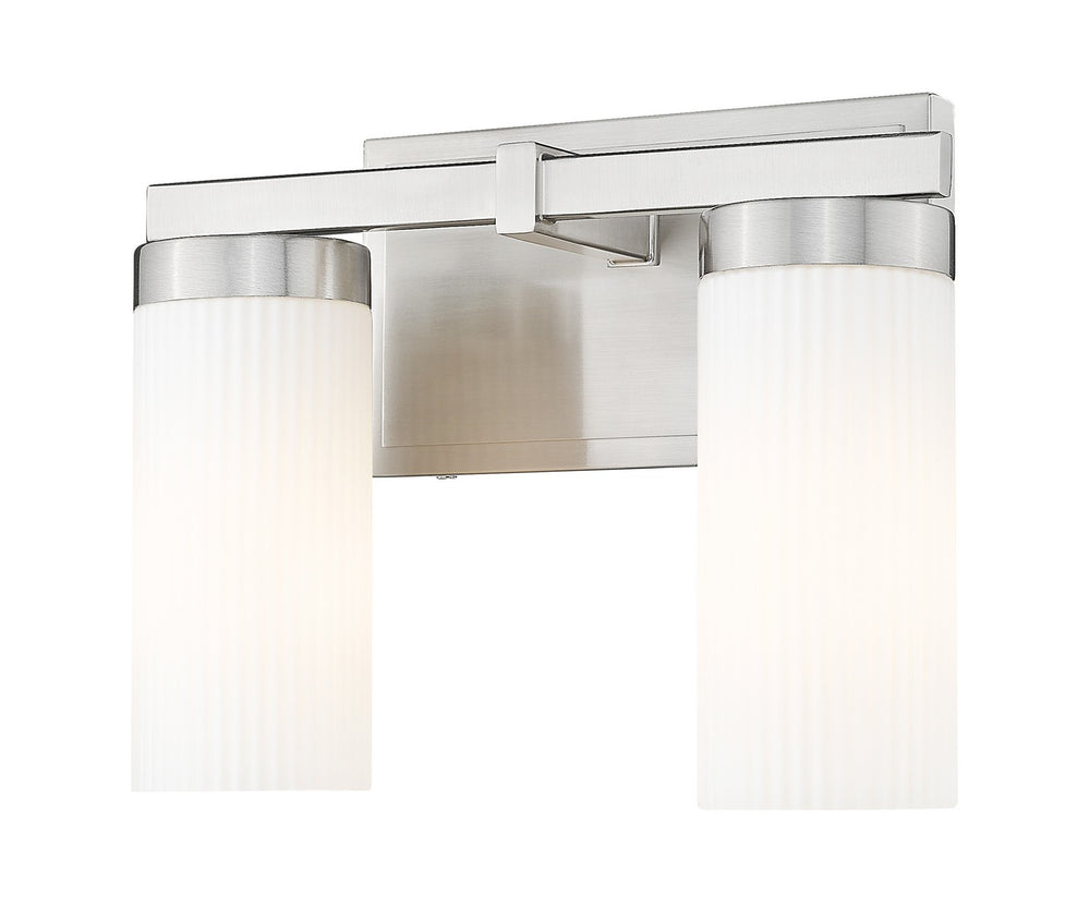 Z-Lite Canada - Two Light Vanity - Danica - Brushed Nickel- Union Lighting Luminaires Decor