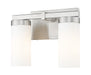Z-Lite Canada - Two Light Vanity - Danica - Brushed Nickel- Union Lighting Luminaires Decor