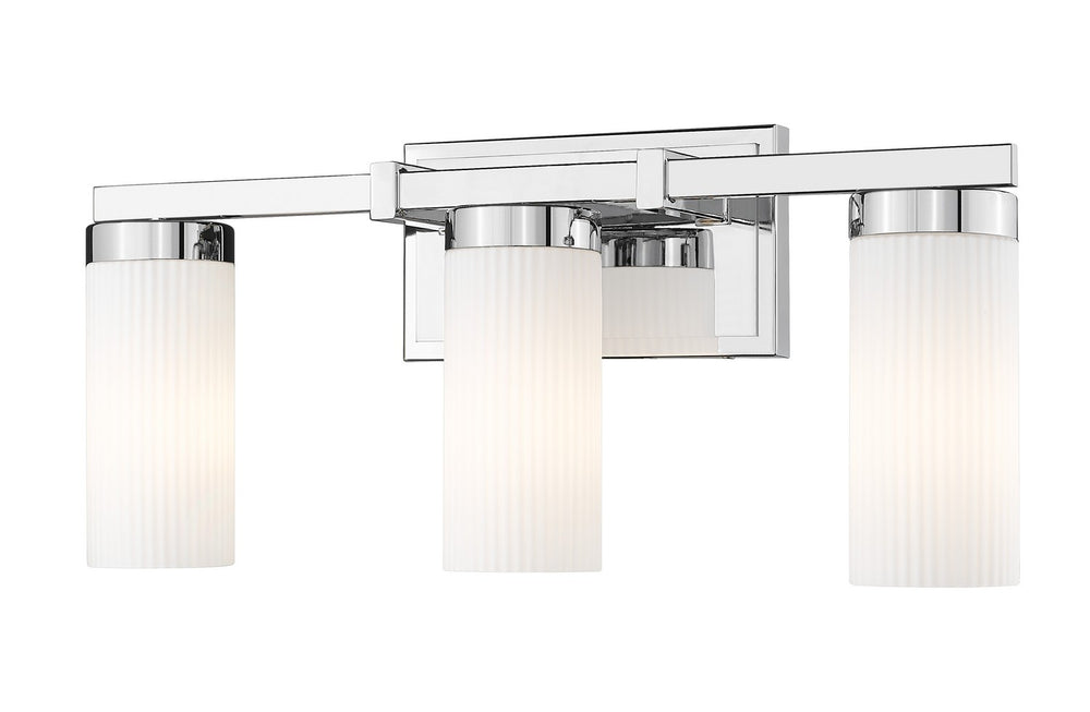 Z-Lite Canada - Three Light Vanity - Danica - Chrome- Union Lighting Luminaires Decor