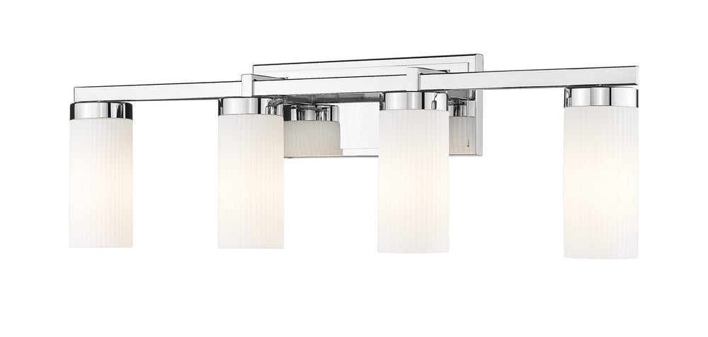 Z-Lite Canada - Four Light Vanity - Danica - Chrome- Union Lighting Luminaires Decor