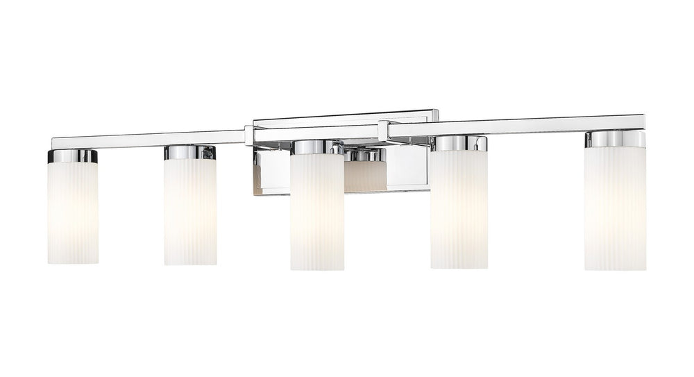 Z-Lite Canada - Five Light Vanity - Danica - Chrome- Union Lighting Luminaires Decor