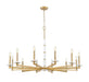 Z-Lite Canada - 12 Light Chandelier - Kaden - Modern Gold- Union Lighting Luminaires Decor