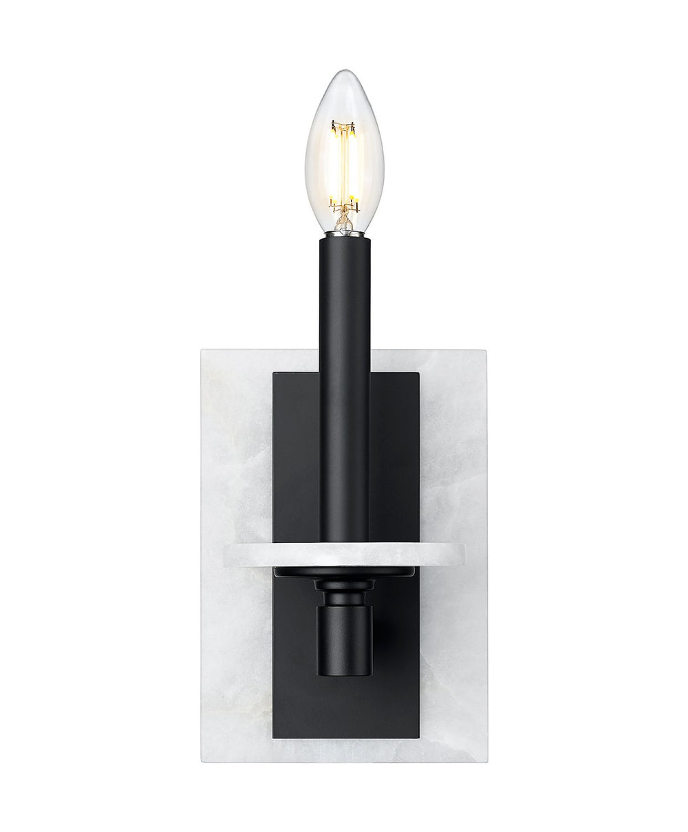 Z-Lite Canada - One Light Wall Sconce - Kaden - Matte Black- Union Lighting Luminaires Decor