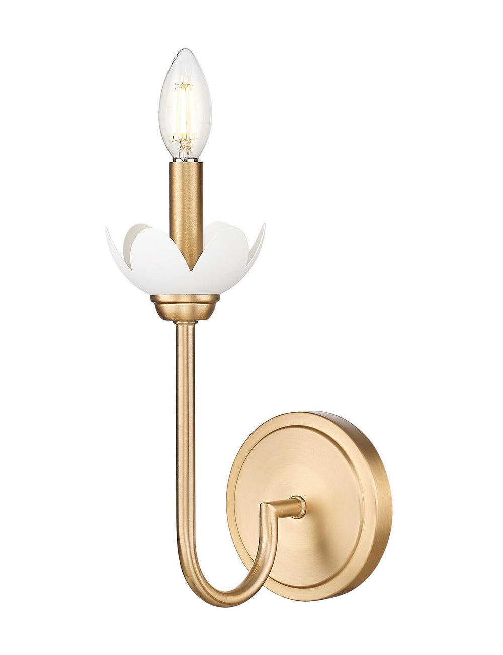 Z-Lite Canada - One Light Wall Sconce - Allistair - Modern Gold- Union Lighting Luminaires Decor
