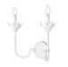 Z-Lite Canada - Two Light Wall Sconce - Allistair - Tundra White- Union Lighting Luminaires Decor