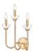 Z-Lite Canada - Three Light Wall Sconce - Allistair - Modern Gold- Union Lighting Luminaires Decor