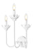 Z-Lite Canada - Three Light Wall Sconce - Allistair - Tundra White- Union Lighting Luminaires Decor